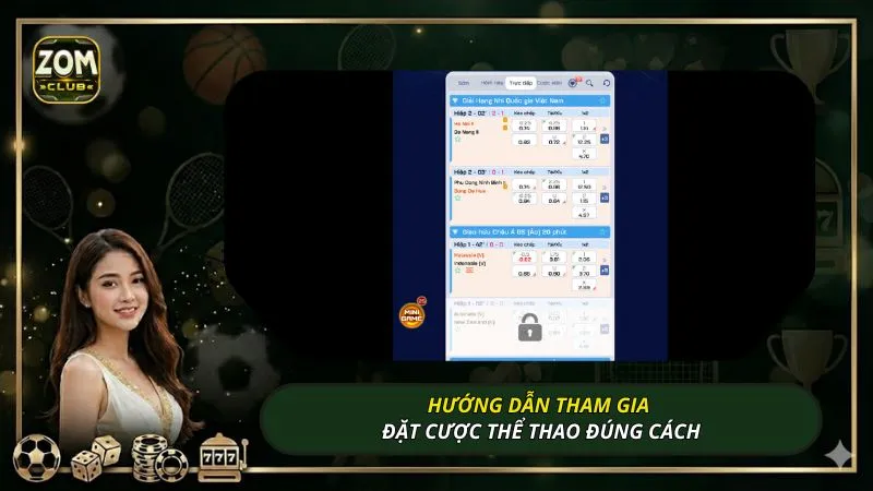 Hướng dẫn tham gia đặt cược thể thao đúng cách