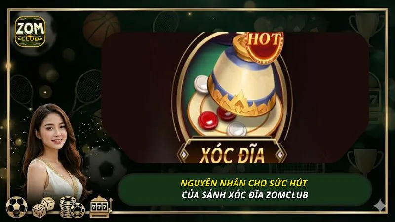 Nguyên nhân cho sức hút của sảnh xóc đĩa ZOMCLUB