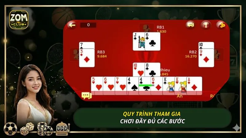 Quy trình tham gia chơi đầy đủ các bước